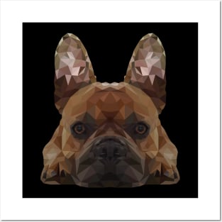 French Bulldog Polygon lying gift Posters and Art